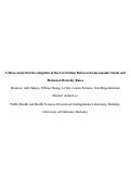 Cover page: A Meta-Analytical Investigation of the Correlation Between Socioeconomic Status and Maternal Mortality Rates