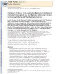 Cover page: Preliminary evidence of an association between an interleukin 6 promoter polymorphism and self-reported attentional function in oncology patients and their family caregivers.