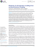 Cover page: Plasticity of cell migration resulting from mechanochemical coupling.