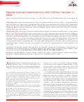 Cover page: Machine Learning Outperforms ACC/AHA CVD Risk Calculator in MESA