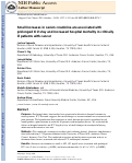 Cover page: Small increases in serum creatinine are associated with prolonged ICU stay and increased hospital mortality in critically ill patients with cancer