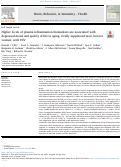 Cover page: Higher levels of plasma inflammation biomarkers are associated with depressed mood and quality of life in aging, virally suppressed men, but not women, with HIV