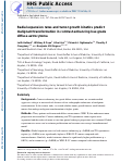 Cover page: Radial expansion rates and tumor growth kinetics predict malignant transformation in contrast-enhancing low-grade diffuse astrocytoma