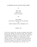 Cover page: Do Bond Holders Lose From Junk Bond Covenant Changes?