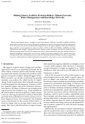 Cover page: Making Science Useful to Decision Makers: Climate Forecasts, Water Management, and Knowledge Networks