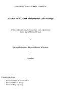 Cover page: A 62nW 0.6V CMOS Temperature Sensor Design