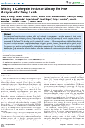 Cover page: Mining a Cathepsin Inhibitor Library for New Antiparasitic Drug Leads