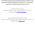 Cover page: Crossed Beam Experiments and Computational Studies of Pathways to the Preparation of Singlet Ethynylsilylene (HCCSiH; X1A′): The Silacarbene Counterpart of Triplet Propargylene (HCCCH; X3B)