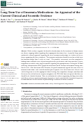 Cover page: Long-Term Use of Insomnia Medications: An Appraisal of the Current Clinical and Scientific Evidence