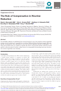 Cover page: The Role of Compensation in Nicotine Reduction