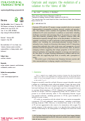 Cover page: Oxytocin and oxygen: the evolution of a solution to the ‘stress of life’