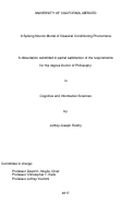 Cover page: A Spiking Neuron Model of Classical Conditioning Phenomena