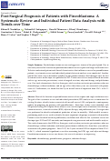 Cover page: Post-Surgical Prognosis of Patients with Pineoblastoma: A Systematic Review and Individual Patient Data Analysis with Trends over Time.