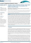 Cover page: Variability in diatom contributions to biomass, organic matter production and export across a frontal gradient in the California Current Ecosystem