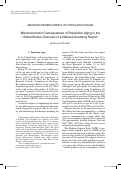 Cover page: Macroeconomic Consequences of Population Aging in the United States: Overview of a National Academy Report