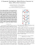 Cover page: A Symmetric Dual-Inductor Hybrid Dickson Converter for Direct 48V-to-PoL Conversion