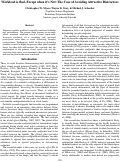 Cover page: Workload is Bad, Except when it’s Not: The Case of Avoiding Attractive Distractors