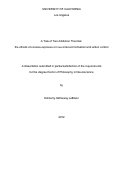 Cover page: A Tale of Two Addiction Theories: the effects of cocaine exposure on cue-induced motivation and action control