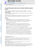 Cover page: Current perioperative outcomes for patients with disseminated cancer