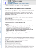 Cover page: Elevated plasma F2-isoprostane levels in schizophrenia.