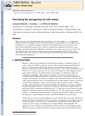 Cover page: Perceiving the average hue of color arrays.