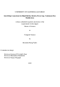 Cover page: Gated Skip Connections for High Fidelity, Identity-Preserving, Continuous Face Modification