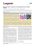 Cover page: Directing Cluster Formation of Au Nanoparticles from Colloidal Solution