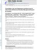 Cover page: Comorbidities, Age, and Polypharmacy Limit the Use by US Older Adults with Nocturia of the Only FDA-approved Drugs for the Symptom.