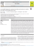 Cover page: A one health framework to advance food safety and security: An on-farm case study in the Rwandan dairy sector.