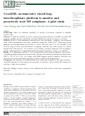 Cover page: CoachMS, an innovative closed-loop, interdisciplinary platform to monitor and proactively treat MS symptoms: A pilot study