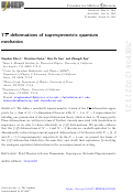 Cover page: TT¯ deformations of supersymmetric quantum mechanics