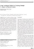 Cover page: Using Articulated Models for Tracking Multiple C. elegans in Physical Contact