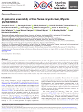 Cover page: A genome assembly of the Yuma myotis bat, Myotis yumanensis