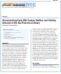 Cover page: Characterizing Early 20th Century Outflow and Salinity Intrusion in the San Francisco Estuary