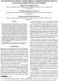 Cover page: The effectiveness of virtual vs. human influencers in digital marketing: Based on perceived psychological distance and credibility