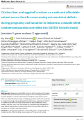 Cover page: Chicken liver and eggshell crackers as a safe and affordable animal source food for overcoming micronutrient deficits during pregnancy and lactation in Indonesia: a double-blind, randomised placebo-controlled trial (SISTIK Growth Study)