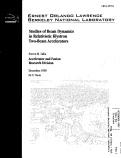 Cover page: Studies of Beam Dynamics in Relativistic Klystron Two-Beam Accelerators
