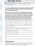 Cover page: Associations between drug and alcohol use, smoking, and frailty among people with HIV across the United States in the current era of antiretroviral treatment.