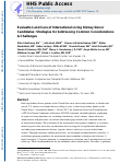 Cover page: Evaluation and care of international living kidney donor candidates: Strategies for addressing common considerations and challenges.