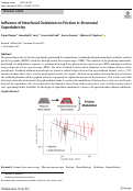 Cover page: Influence of Interfacial Oxidation on Friction in Structural Superlubricity