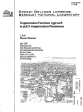 Cover page: Fragmentation Functions Approach in PQCD Fragmentation Phenomena