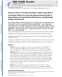 Cover page: Phase 1/2 Trial of 5-Fraction Stereotactic Radiosurgery With 5-mm Margins With Concurrent and Adjuvant Temozolomide in Newly&nbsp;Diagnosed Supratentorial Glioblastoma: Health-Related Quality of Life Results.