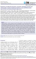 Cover page of Evaluation of outbreak persistence caused by multidrug-resistant and echinocandin-resistant Candida parapsilosis using multidimensional experimental and epidemiological approaches