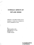 Cover page: Hydraulic Aspects of Wetland Design