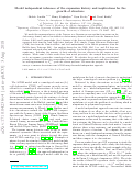 Cover page: Model independent inference of the expansion history and implications for the growth of structure