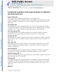 Cover page: A Multicenter Evaluation of the Impact of Sex on Abdominal and Fracture Pain Care