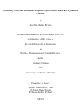 Cover page: Exploiting Structure and Input-Output Properties in Networked Dynamical Systems