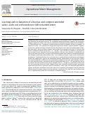 Cover page: Leaching and reclamation of a biochar and compost amended saline–sodic soil with moderate SAR reclaimed water