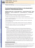 Cover page: Functional neuroanatomical evidence for the double-deficit hypothesis of developmental dyslexia