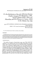 Cover page: On the distribution of the allochthonous bivalves <i>Anadara inaequivalvis</i> (Bruguière, 1789), <i>Anadara demiri</i> (Piani, 1981) and <i>Musculista senhousia</i> (Benson in Cantor, 1842 ) in the Adriatic Sea, Italy